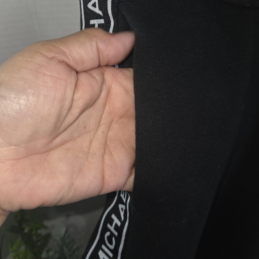 Michael Kors Black Logo-Trim Hoodie & Joggers Set - Picture 12 of 15